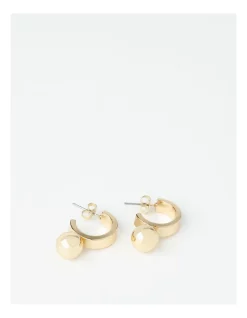 Wholesale 👏 Trent Nathan Statement Ball Hoop In Gold 🌟