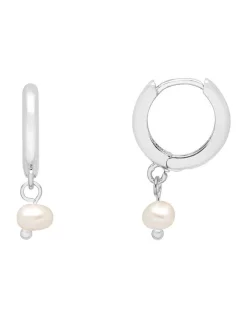 Wholesale ✨ Estella Bartlett Mini Pearl Huggie Hoops Earring 🔥