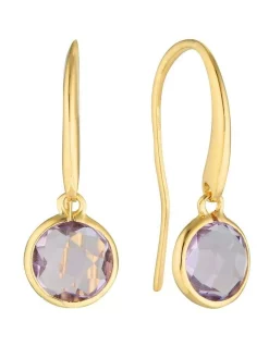 Flash Sale 😀 Georgini Lucent Amethyst Small Hook Earring 😉