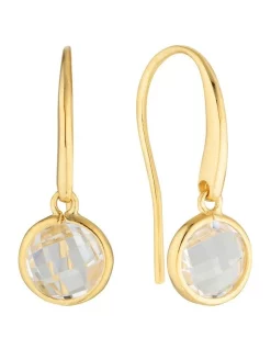 Outlet 🎉 Georgini Lucent Hook Small Gold Drop Earrings 🥰