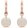 Best Pirce 🧨 Swarovski Ginger Mini Hoop Pierced Rose Gold Huggie Earrings 🛒 -Cheap Earrings Shop unnamed file 224