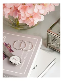 Brand new 🎁 Piper 35mm Silver Hoop Earrings 💯 -Cheap Earrings Shop unnamed file 269