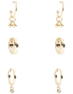 Buy 🥰 Seed Heritage Ball Earring Pack In Gold 😀