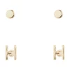 Cheap 👏 Seed Heritage Initial H Stud Earring 2 Pack In Gold 🌟