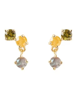 Top 10 🎉 PDPAOLA Floral Earrings In Gold 🥰