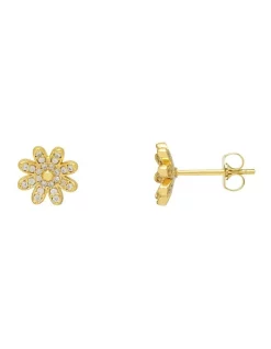 Buy ⭐ Estella Bartlett Spring Daisy CZ Stud Earrings 🛒