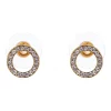 Best Sale ⌛ Gregory Ladner Cubic Zirconia Gold Circle Earrings 😀