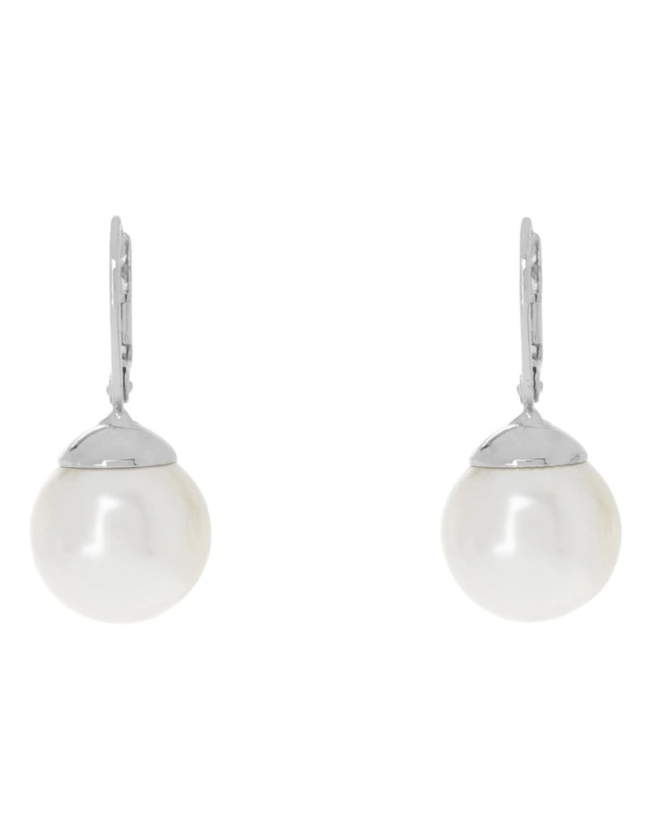 Wholesale π Gregory Ladner French Hook Faux Pearl Silver Earrings βοΈ 3 Wholesale π Gregory Ladner French Hook Faux Pearl Silver Earrings βοΈ