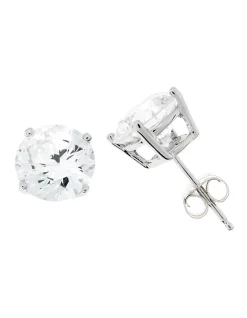 Promo 😀 Georgini 8mm Brilliant Silver Stud Earrings 😍