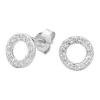 Outlet 🌟 Georgini Baby Circle Cubic Zirconia Silver Stud Earrings 😉 -Cheap Earrings Shop unnamed file 487