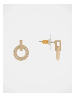 Budget 🧨 Trent Nathan Mini Door Knocker Gold Earrings 😉 -Cheap Earrings Shop unnamed file 504