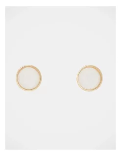 Deals 🥰 Trent Nathan Set Pearl Gold Stud Earrings 👍