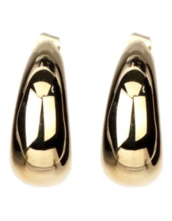 Wholesale ✔️ Gregory Ladner Thick Hoop Earrings In Gold 😍