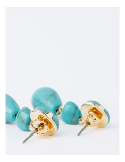 Discount 🔥 Trent Nathan Multi Stone Drop Earring In Aqua 🎉 -Cheap Earrings Shop unnamed file 576