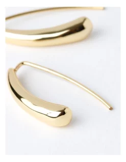 Coupon 🔔 Basque Vertical Drop Earring In Gold 😀 -Cheap Earrings Shop unnamed file 629