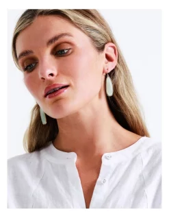 Coupon 👏 Trent Nathan Longline Stone Earring In Light Blue ✔️ -Cheap Earrings Shop unnamed file 653