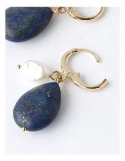 Flash Sale 🥰 Trent Nathan Semi-precious Stone Drop Earring In Blue ❤️ -Cheap Earrings Shop unnamed file 662