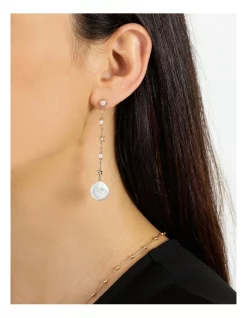 Top 10 ⭐ Basque Dainty Chain With Pearl Drop Earrings In Gold 😀 -Cheap Earrings Shop unnamed file 695