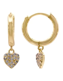 Buy ✨ Pure Elements Dainty CZ Heart Huggies In 14ct Gold Plating ⌛ 9 Buy ✨ Pure Elements Dainty CZ Heart Huggies In 14ct Gold Plating ⌛ -Cheap Earrings Shop unnamed file 713