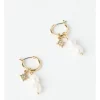 Best reviews of ⌛ Piper Starburst Pearl Drop Hoop In White 🔔