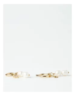 Best reviews of ⌛ Piper Starburst Pearl Drop Hoop In White 🔔 -Cheap Earrings Shop unnamed file 732