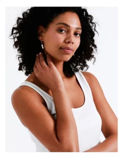 Best reviews of ⌛ Piper Starburst Pearl Drop Hoop In White 🔔 -Cheap Earrings Shop unnamed file 733