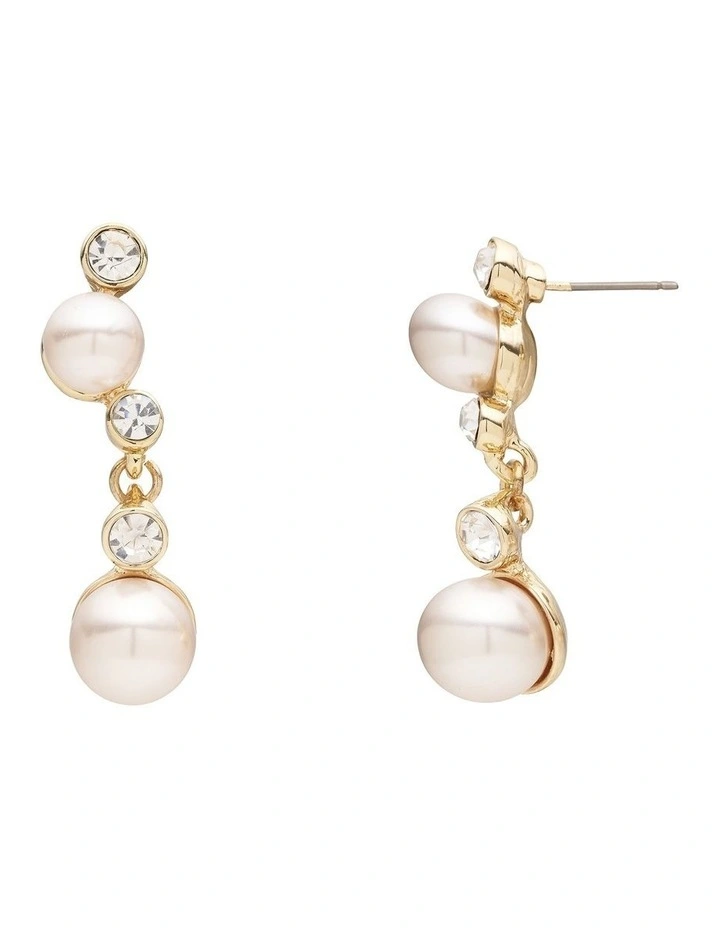 Discount ✔️ Barcs Pearl Crawler Drop Earring In Pink ❤️ 4 Discount ✔️ Barcs Pearl Crawler Drop Earring In Pink ❤️ - Image 2
