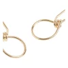 Cheap 🛒 Seed Heritage Interlock Drop Earring In Gold 💯