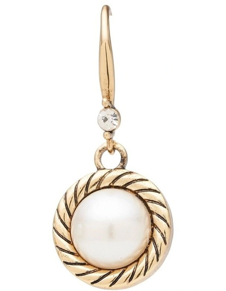 New π Barcs Pearlite Drop Earring In Two Tone π 5 New π Barcs Pearlite Drop Earring In Two Tone π - Image 3