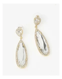 Budget ✔️ Wayne Cooper Teardrop Stone Earring In Gold 💯