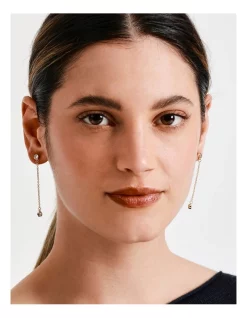 Flash Sale 👍 Trent Nathan Stone Chain Gold Drop Earrings 🎁 -Cheap Earrings Shop unnamed file 829