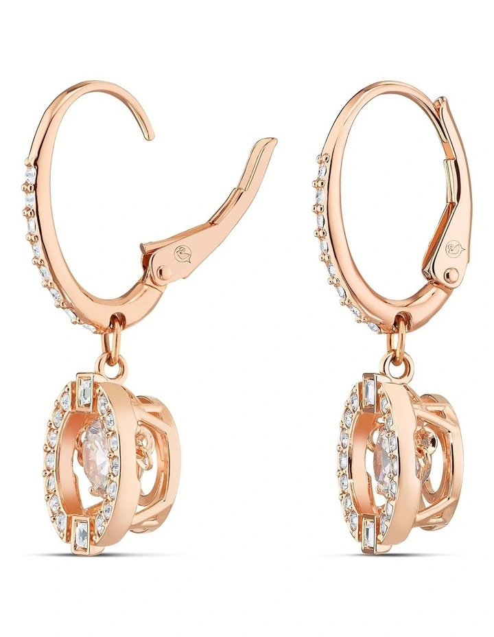 Best deal ⭐ Swarovski Sparkling Dance Pierced Rose Gold Huggie Earrings ⭐ 5 Best deal ⭐ Swarovski Sparkling Dance Pierced Rose Gold Huggie Earrings ⭐ - Image 3
