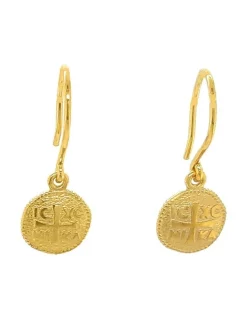 Best reviews of 🤩 Mocha Symbolic Cross Drop Earrings Gold 🧨