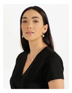 Flash Sale 😉 Basque Flat Pearl Drop Earrings In Gold 🔔 -Cheap Earrings Shop unnamed file 870