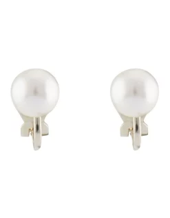 Flash Sale 👏 Barcs 8mm Pearl Gold Clip Earrings 🔥