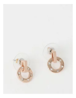 Coupon 😉 Trent Nathan Mini Door Knocker Rose Gold Earrings 🔥