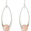 New 👍 Gregory Ladner Pearl Story Rhodium And Rose Gold Tone Earrings Ger7951M 🛒 -Cheap Earrings Shop unnamed file 885