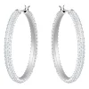 Cheap ⌛ Swarovski Stone Pierced Clear Hoop Earrings 🔔 -Cheap Earrings Shop unnamed file 89