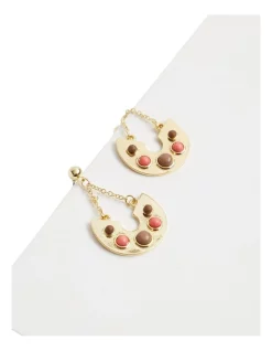 Coupon 🌟 Seed Heritage Stone Swing Earring 🎉 -Cheap Earrings Shop unnamed file 899