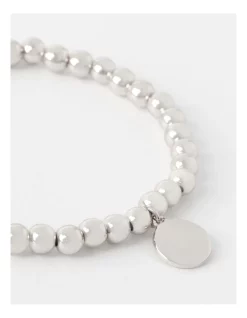 Cheap 😉 Piper Charm Stretch Silver Bracelet ✔️ -Cheap Earrings Shop unnamed file 902