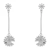 Best deal 🎁 Marcs Dual Floral Silver Drop Earrings 👏 -Cheap Earrings Shop unnamed file 912