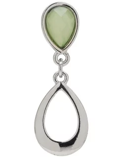 Hot Sale 🥰 Barcs Open Stone Drop Clip On Earring In Green ✨ -Cheap Earrings Shop unnamed file 921