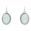 Promo 🥰 Barcs Oval Stone Drop Earring In Green ⌛ -Cheap Earrings Shop unnamed file 939