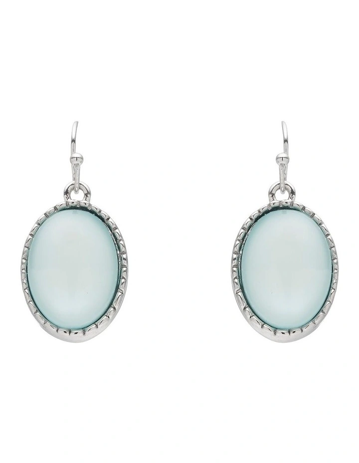 Promo π₯° Barcs Oval Stone Drop Earring In Green β 3 Promo π₯° Barcs Oval Stone Drop Earring In Green β