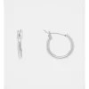 Buy 🔔 Piper Sleeper Silver Hoop Earrings 😉 -Cheap Earrings Shop unnamed file 96