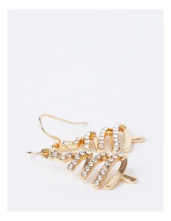 Wholesale 👏 Design Studio Pave 🔔 Christmas Tree Hook Earring In Gold 😉 -Cheap Earrings Shop unnamed file 972