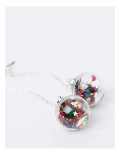 Brand new 👏 Design Studio Sparkle Ball Drop Earring In Silver 🔔 -Cheap Earrings Shop unnamed file 978